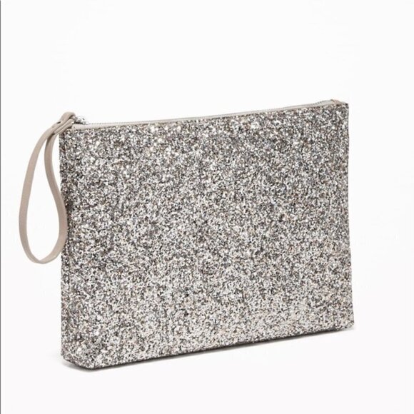 Silver Sparkle Glitter Wristlet - Picture 1 of 4